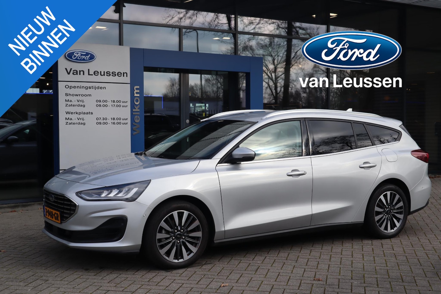 Ford Focus Wagon - 125PK HYBRID TITANIUM-X VIRTUAL-COCKPIT B&O AUDIO CLIMA P-SENSOREN 17"LMV LED CAMERA WINTE - AutoWereld.nl