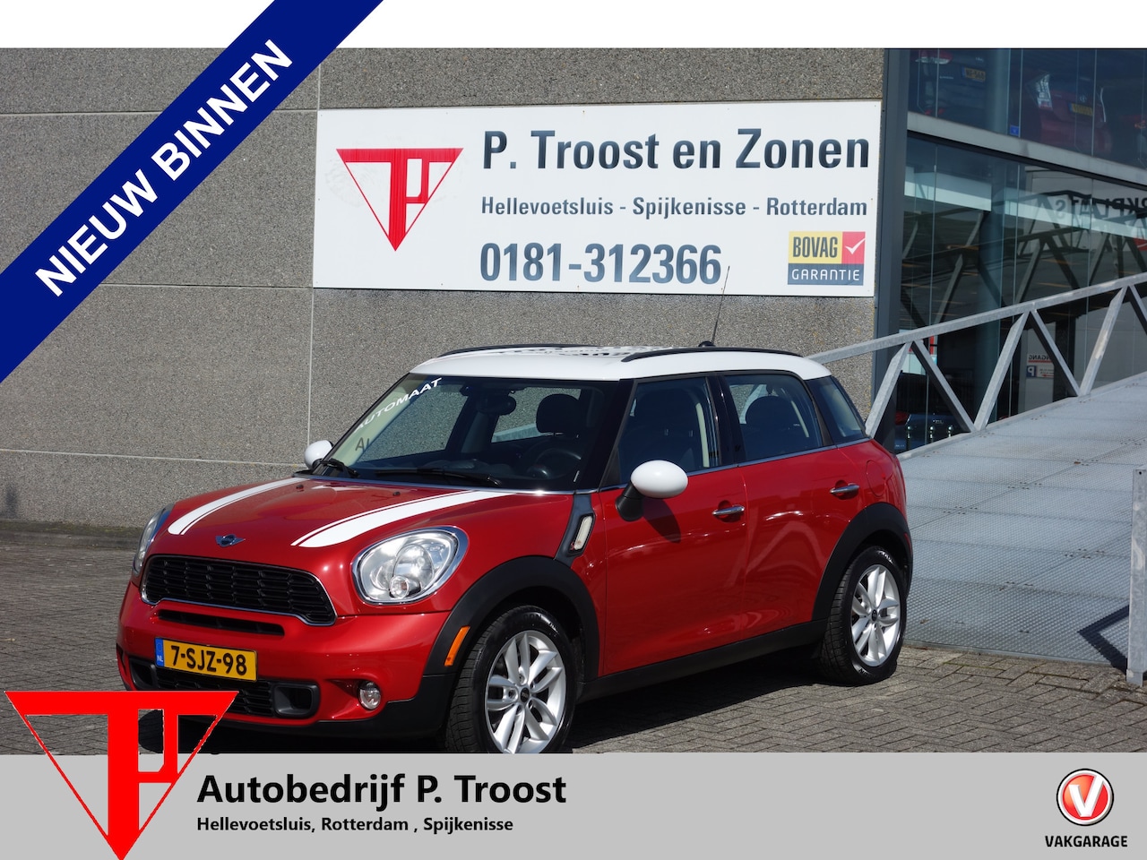 MINI Countryman - Mini 1.6 Cooper S ALL4 Chili AUTOMAAT/ CLIMA-AIRCO/ELEKTRISCH GLAZEN PANO DAK/18 INCH L.M. - AutoWereld.nl