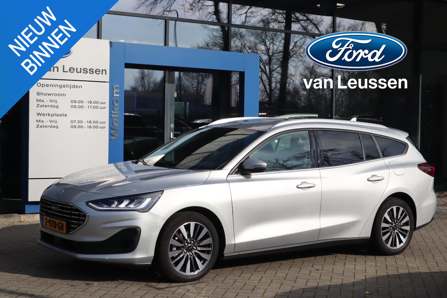 Ford Focus Wagon - 125PK HYBRID TITANIUM-X VIRTUAL-COCKPIT B&O AUDIO CLIMA P-SENSOREN 17"LMV LED CAMERA WINTE - AutoWereld.nl