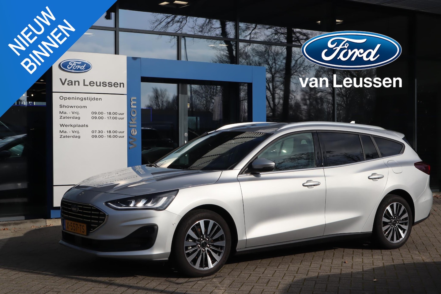 Ford Focus Wagon - 125PK HYBRID TITANIUM-X VIRTUAL-COCKPIT B&O AUDIO CLIMA P-SENSOREN 17"LMV LED CAMERA WINTE - AutoWereld.nl