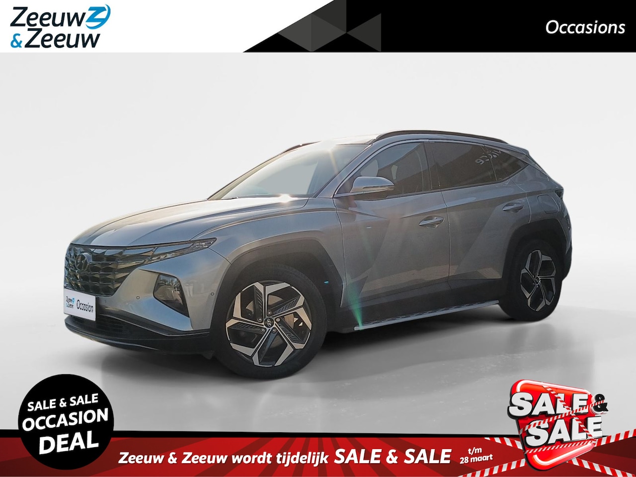 Hyundai Tucson - 1.6 T-GDI PHEV Premium Sky 4WD SIDESTEPS | 1350KG Trekgewicht! | PANORAMADAK | Leder | Cli - AutoWereld.nl