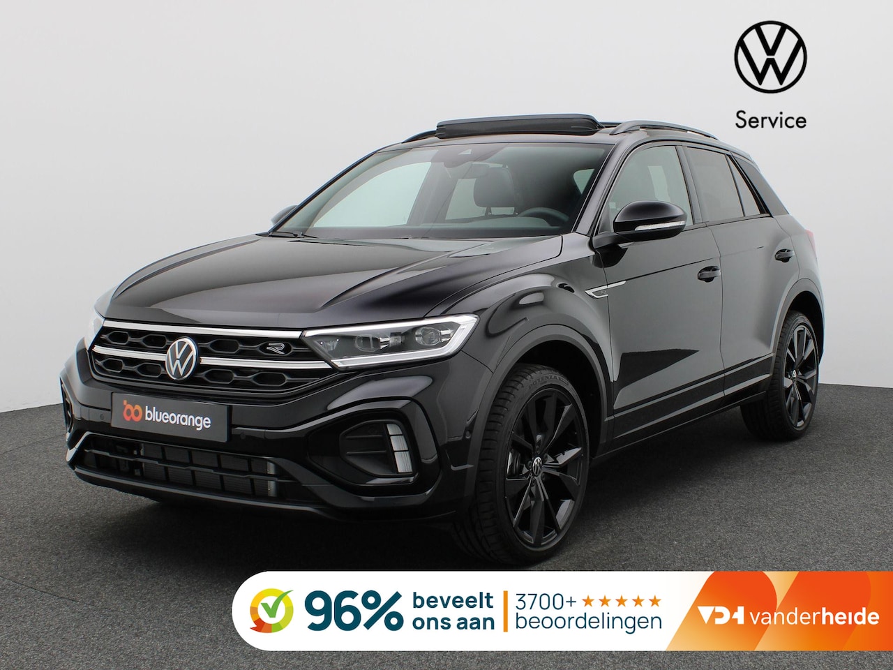 Volkswagen T-Roc - 1.5 TSI R-Line Business 150PK DSG Trekhaak, Pano-Schuifdak, 19" LM Velgen, Black Style, LE - AutoWereld.nl