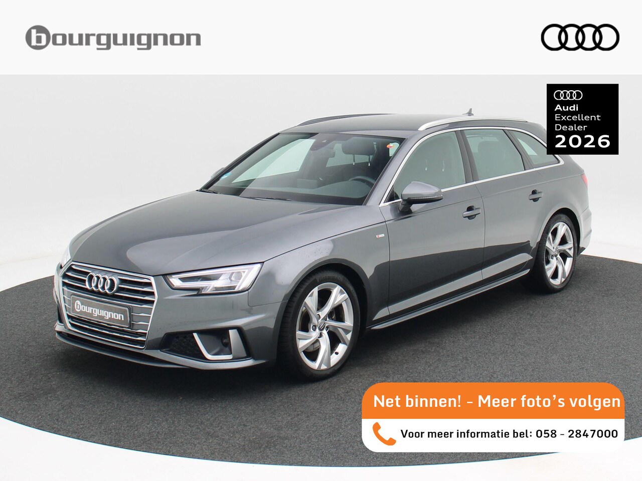 Audi A4 Avant - 40 TFSi 190 Pk Automaat S-Line | Stoelverwarming | Full LED | Keyless | Navigatie | 18 Inc - AutoWereld.nl