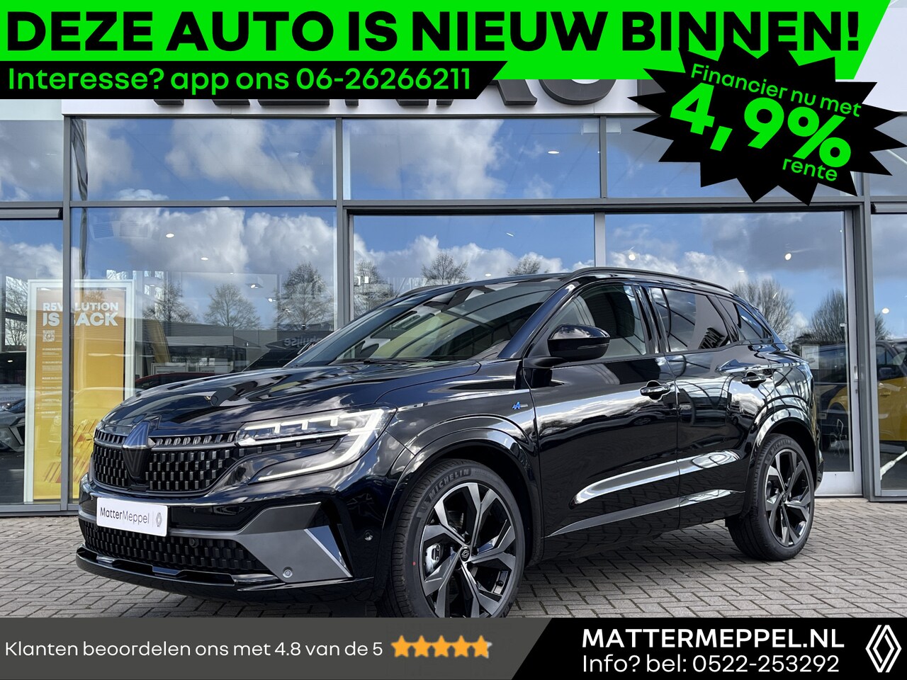 Renault Austral - E-Tech Hybrid 200 Techno Esprit Alpine | Automaat | Pack Safety | Elektrische Klep | Reser - AutoWereld.nl
