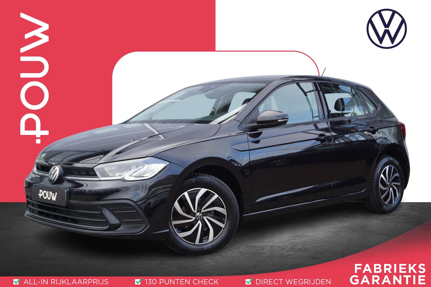 Volkswagen Polo - 1.0 TSI 95pk Life | Appel Carplay & Android Auto | Parkeersensoren V+A | Adaptive Cruise - AutoWereld.nl