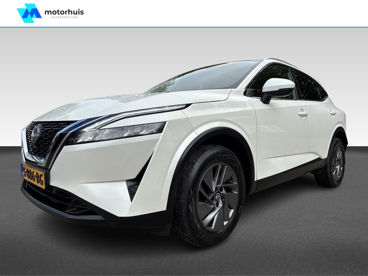 Nissan Qashqai - 1.3 MHEV 158pk Xtronic Acenta | Pearl White | Panoramadak - AutoWereld.nl