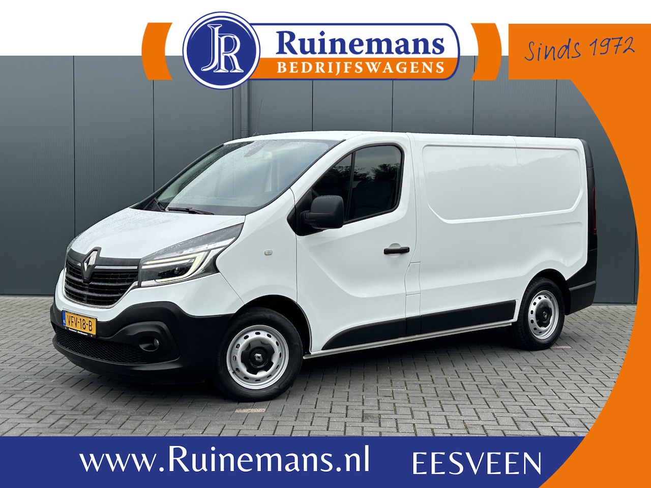 Renault Trafic - 1.6 dCi / L1H1 / 1e EIGENAAR / ACHTERKLEP / INRICHTING / AIRCO / CRUISE / BLUETOOTH / 3-ZI - AutoWereld.nl