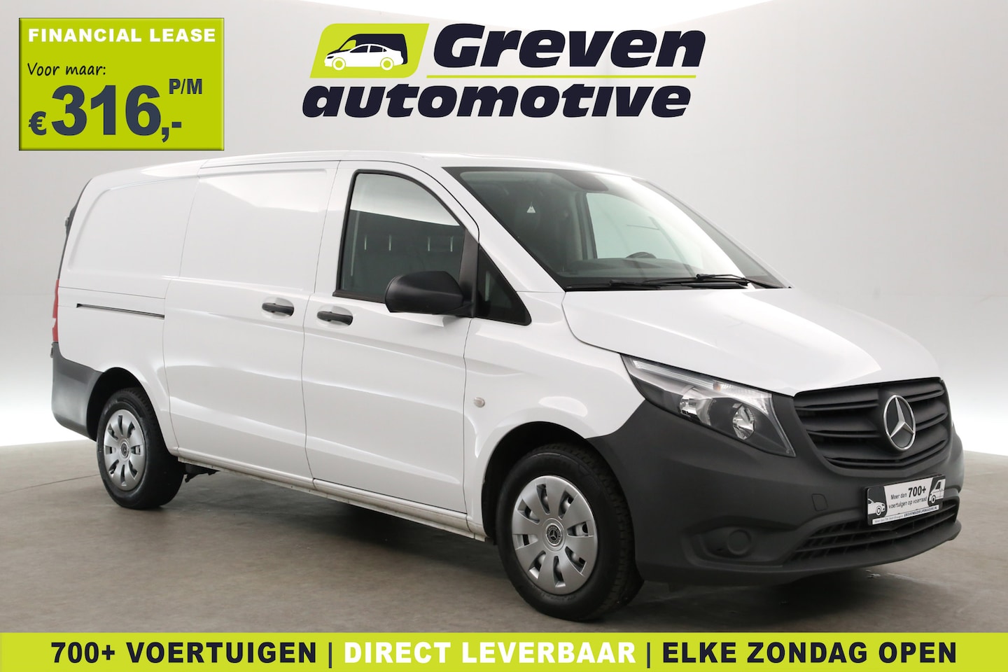Mercedes-Benz Vito - 114 CDI Lang | Aut. | Airco | Adap.Cruise | Carplay | 3 Zits | Trekh. | Stoelverw. - AutoWereld.nl
