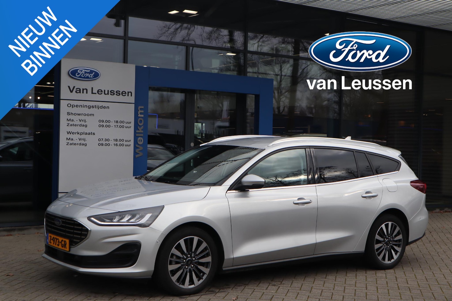 Ford Focus Wagon - 125PK HYBRID TITANIUM-X VIRTUAL-COCKPIT B&O AUDIO CLIMA P-SENSOREN 17"LMV LED CAMERA WINTE - AutoWereld.nl