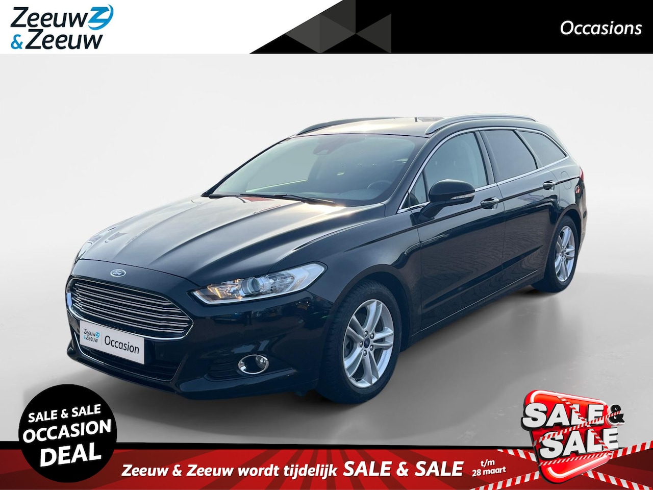 Ford Mondeo Wagon - 1.5 Titanium *Automaat*Navigatie*Parkeersensoren*Climate Control*Keyless Entry*Stoel verwa - AutoWereld.nl