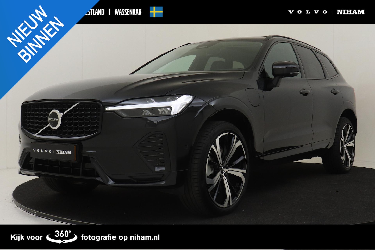 Volvo XC60 - T8 PLUG-IN HYBRID AWD ULTRA DARK [MY25] -PANO.DAK|LUCHTVERING|TREKHAAK|360°CAM|POWER-SEATS - AutoWereld.nl