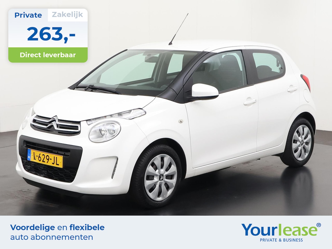 Citroën C1 - 1.0 VTi Feel | All-in 263,- Private Lease | Direct uit voorraad - AutoWereld.nl