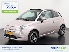 Fiat 500 C - 1.0 Hybrid Dolcevita | All-in 353, - Private Lease | Direct uit voorraad