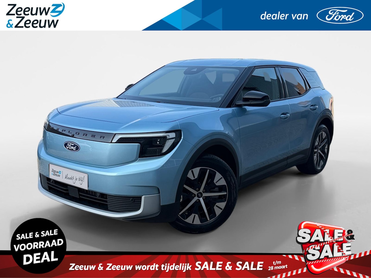 Ford Explorer - Select Extended Range RWD 77 kWh | 3000 Euro Korting | Direct Leverbaar | Driver Assistanc - AutoWereld.nl