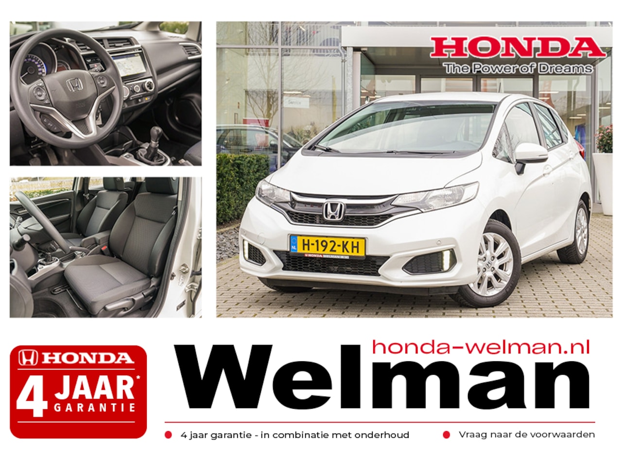 Honda Jazz - 1.3i VTEC COMFORT - ALL WEATHERS - NAVIGATIE - STOELVERWARMING - AutoWereld.nl