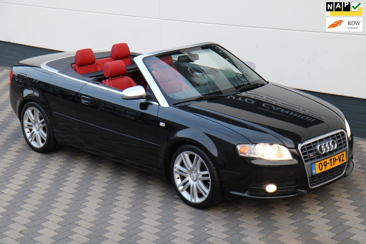 Audi A4 Cabriolet - 4.2 V8 S4 quattro Navi Cruise Leder Xenon - AutoWereld.nl
