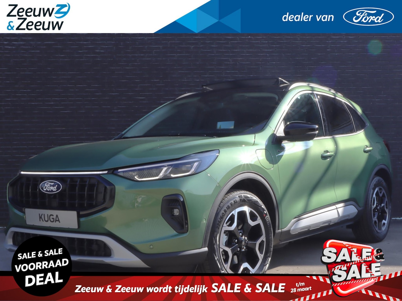 Ford Kuga - 2.5 PHEV Active X 243pk | €4.000.- actiekorting | 0,99% rente | Nieuw te bestellen - AutoWereld.nl