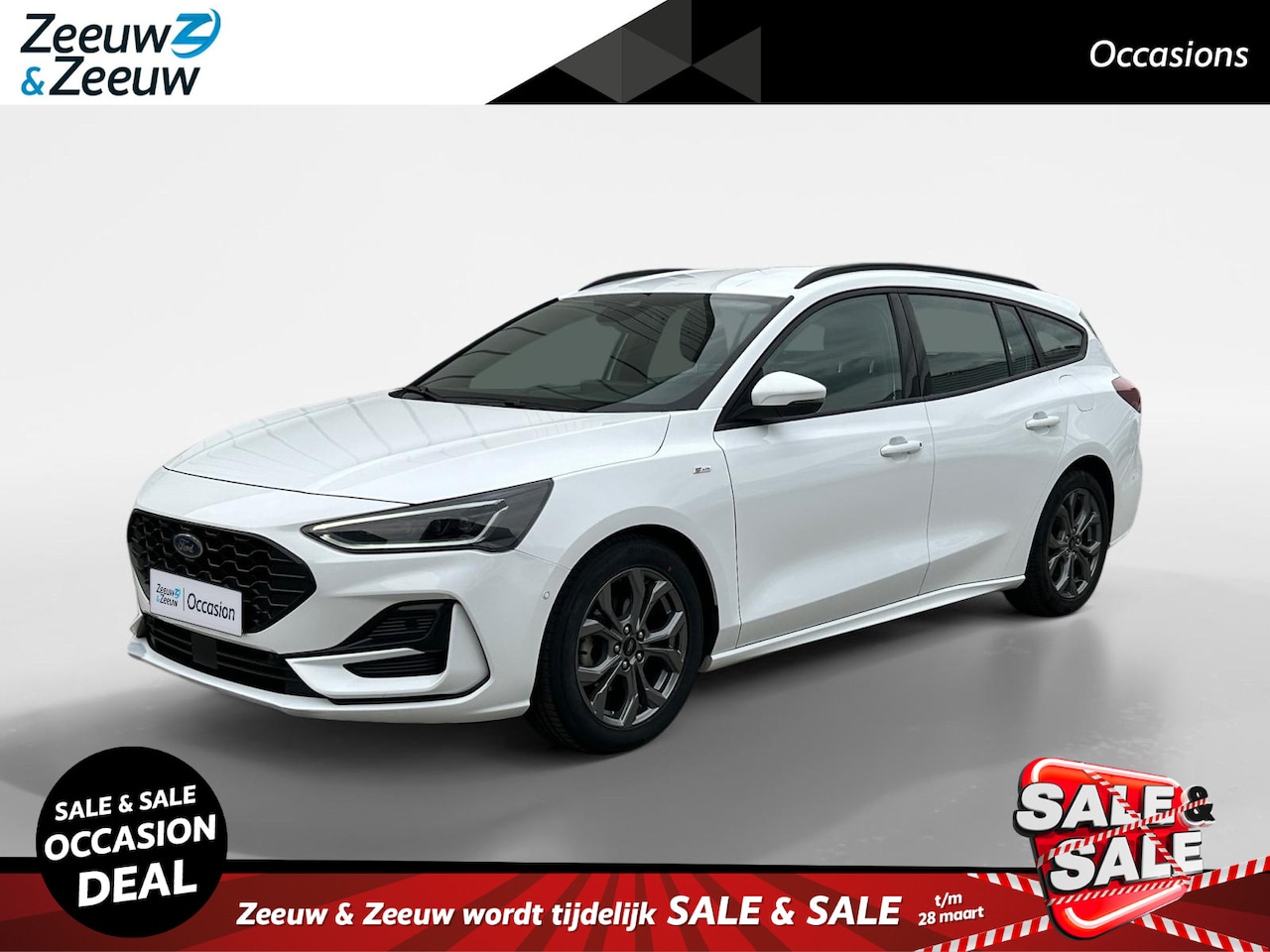 Ford Focus Wagon - 1.0 EcoBoost Hybrid ST Line 125pk | Demo |Adaptieve cruise control | BLISS | Achter uit ri - AutoWereld.nl