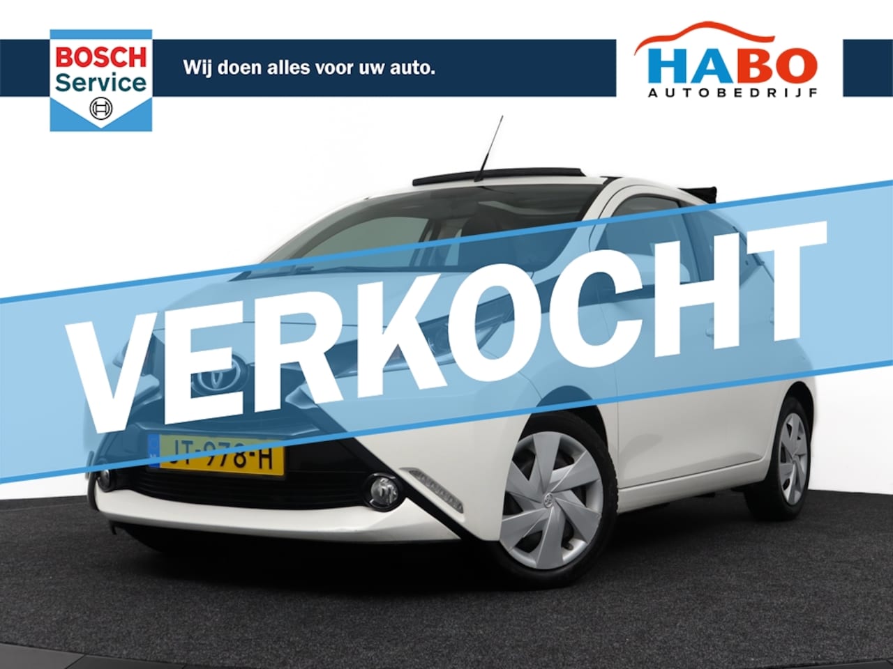 Toyota Aygo - 1.0 VVT-I X-WAVE 5DRS AC/SPEED.LIMIT/CAMERA/SCHUIF.DAK - AutoWereld.nl