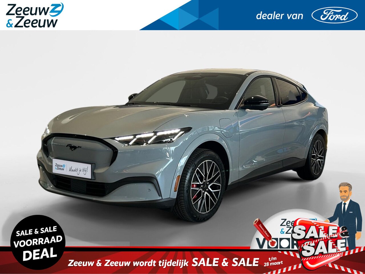 Ford Mustang Mach-E - Extended Premium RWD 88 kWh | Direct Leverbaar | €1000,- Voordeel | 360 Camera | Winterpac - AutoWereld.nl