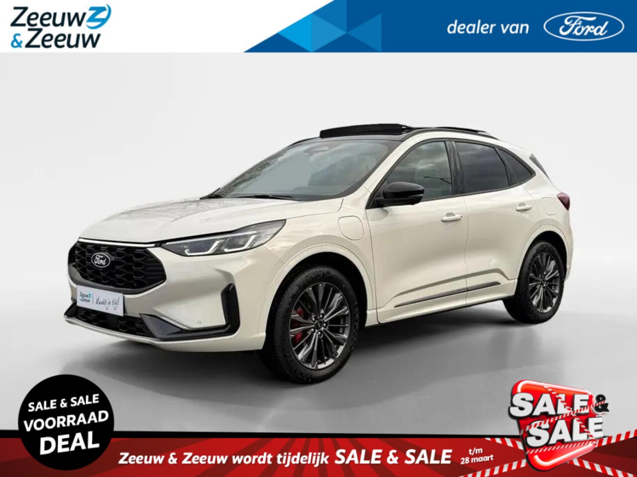 Ford Kuga - 2.5 PHEV Sound Edition | Uit Voorraad Leverbaar | Prijs Inclusief €4000,- Ford Voordeel | - AutoWereld.nl