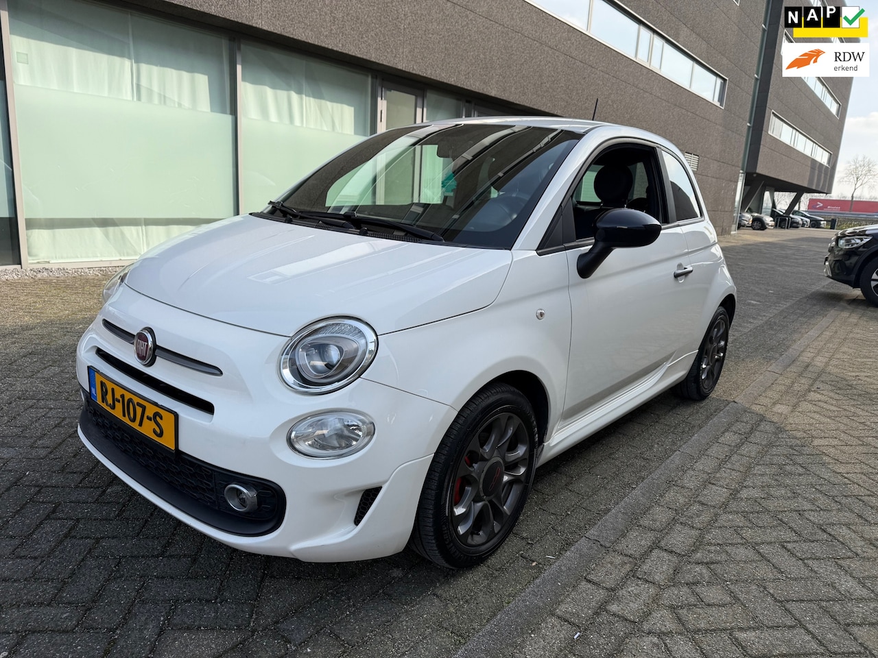 Fiat 500 - 0.9 TwinAir Turbo Sport CLIMAT BJ 12-2017 - AutoWereld.nl