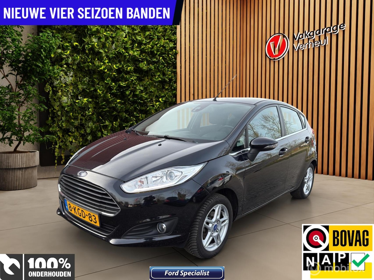 Ford Fiesta - 1.0 EcoBoost Titanium|101PK|5Drs|Boekjes|Nap - AutoWereld.nl