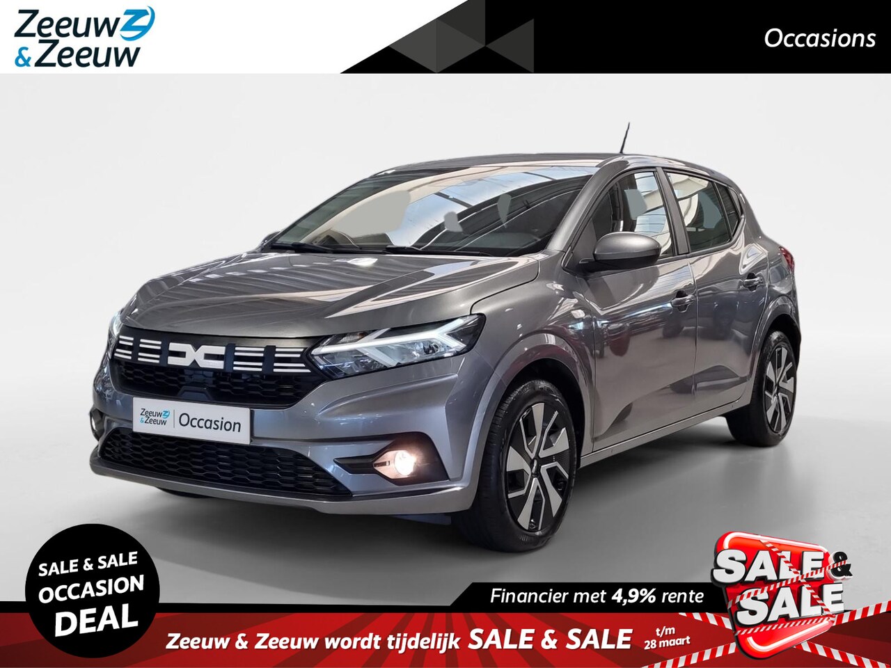 Dacia Sandero - 1.0 TCe 90 Expression * Cruise Control * Carplay * Navigatie * - AutoWereld.nl