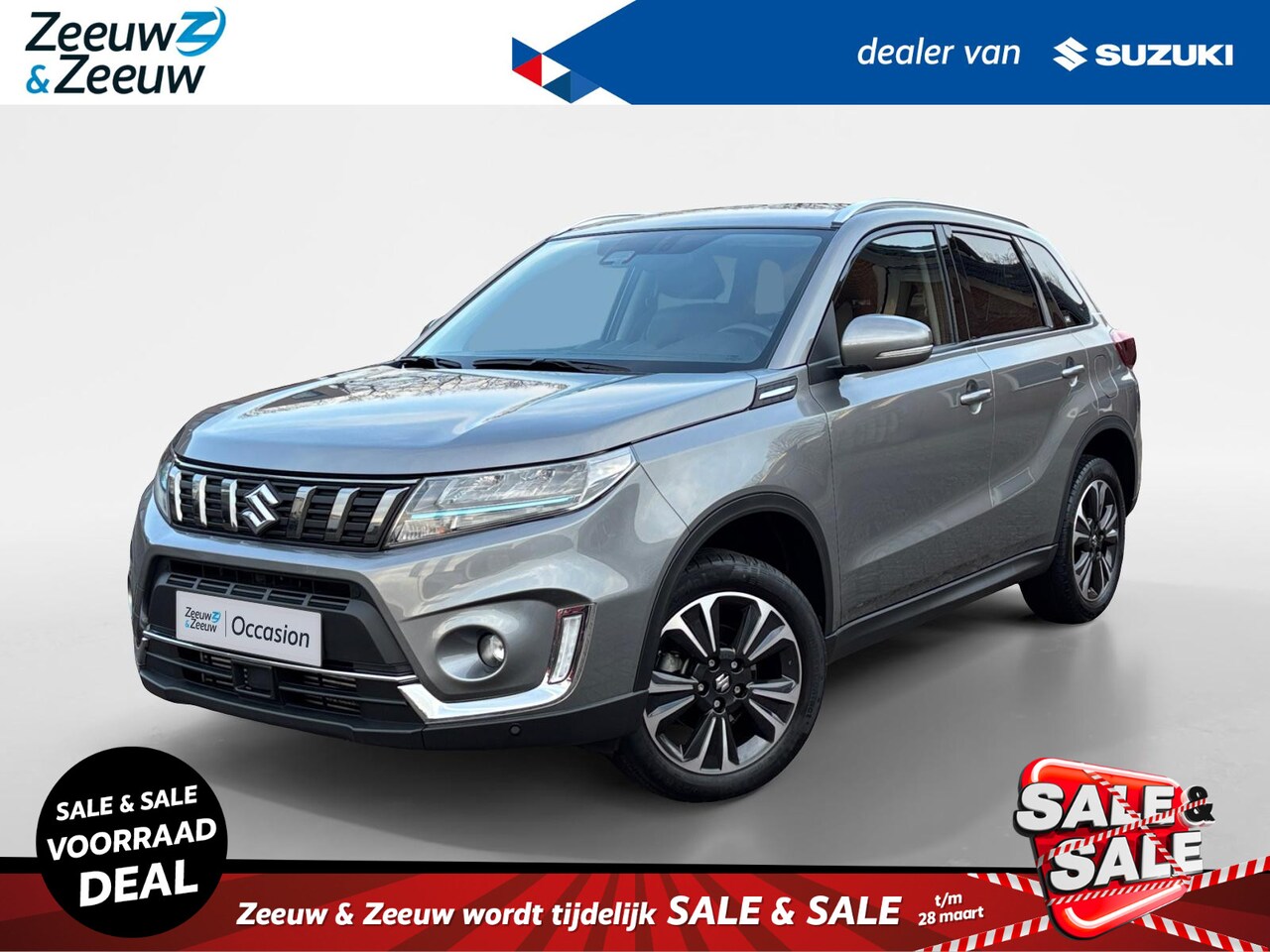 Suzuki Vitara - 1.4 Boosterjet Style Smart Hybrid | Trekhaak | Dealer onderhouden | Navigatie | dodehoek d - AutoWereld.nl