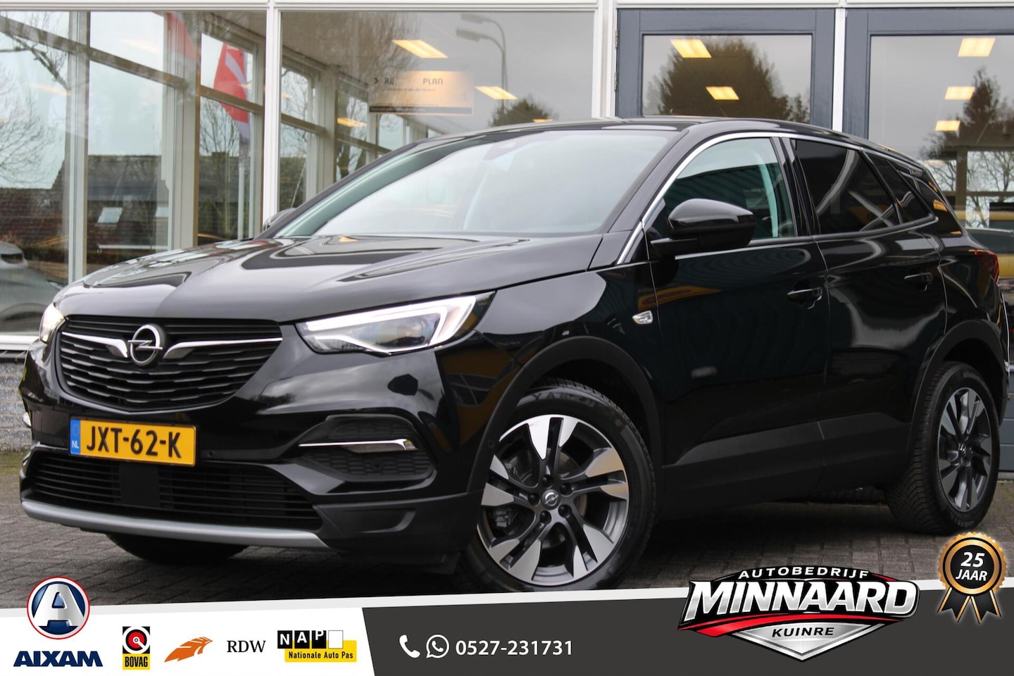 Opel Grandland X - 1.6 Turbo Innovation Automaat, Panorama dak. - AutoWereld.nl