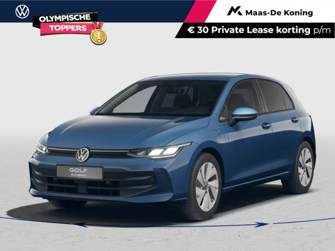 Volkswagen Golf - 1.5 eHybrid Life Edition 204 pk 6 versn. DSG PRIVATE LEASE VANAF €459P/M · Achteruitrijcam - AutoWereld.nl