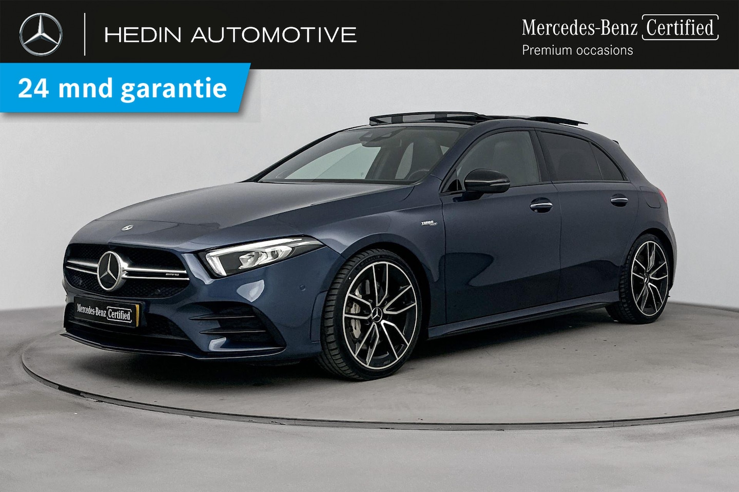 Mercedes-Benz A-klasse - A 35 AMG Automaat 4MATIC | AMG Nightpakket | Lederpakket | Panoramadak | Burmester Audio | - AutoWereld.nl