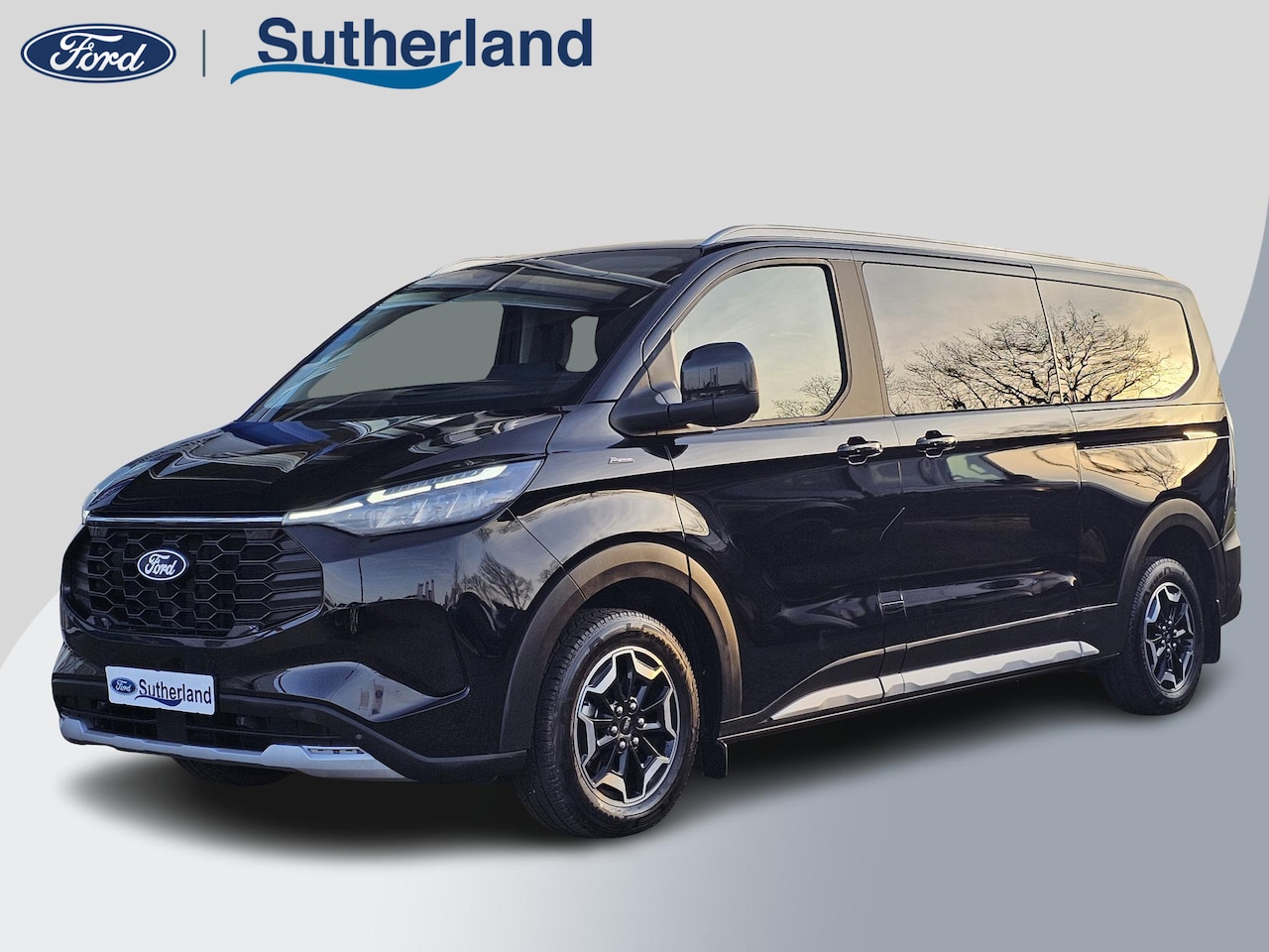 Ford Transit Custom Tourneo - 340 2.5 PHEV L2H1 Active 233pk | Adaptieve Cruise | Stuurverwarming | 8 Pers | Prijs incl. - AutoWereld.nl