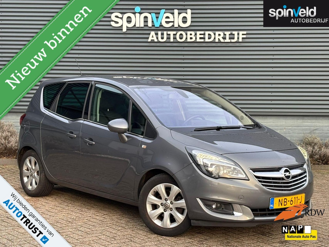 Opel Meriva - 1.4 Turbo Blitz BJ`16 NAP NL NAVI storing Centrale vergrendeling - AutoWereld.nl