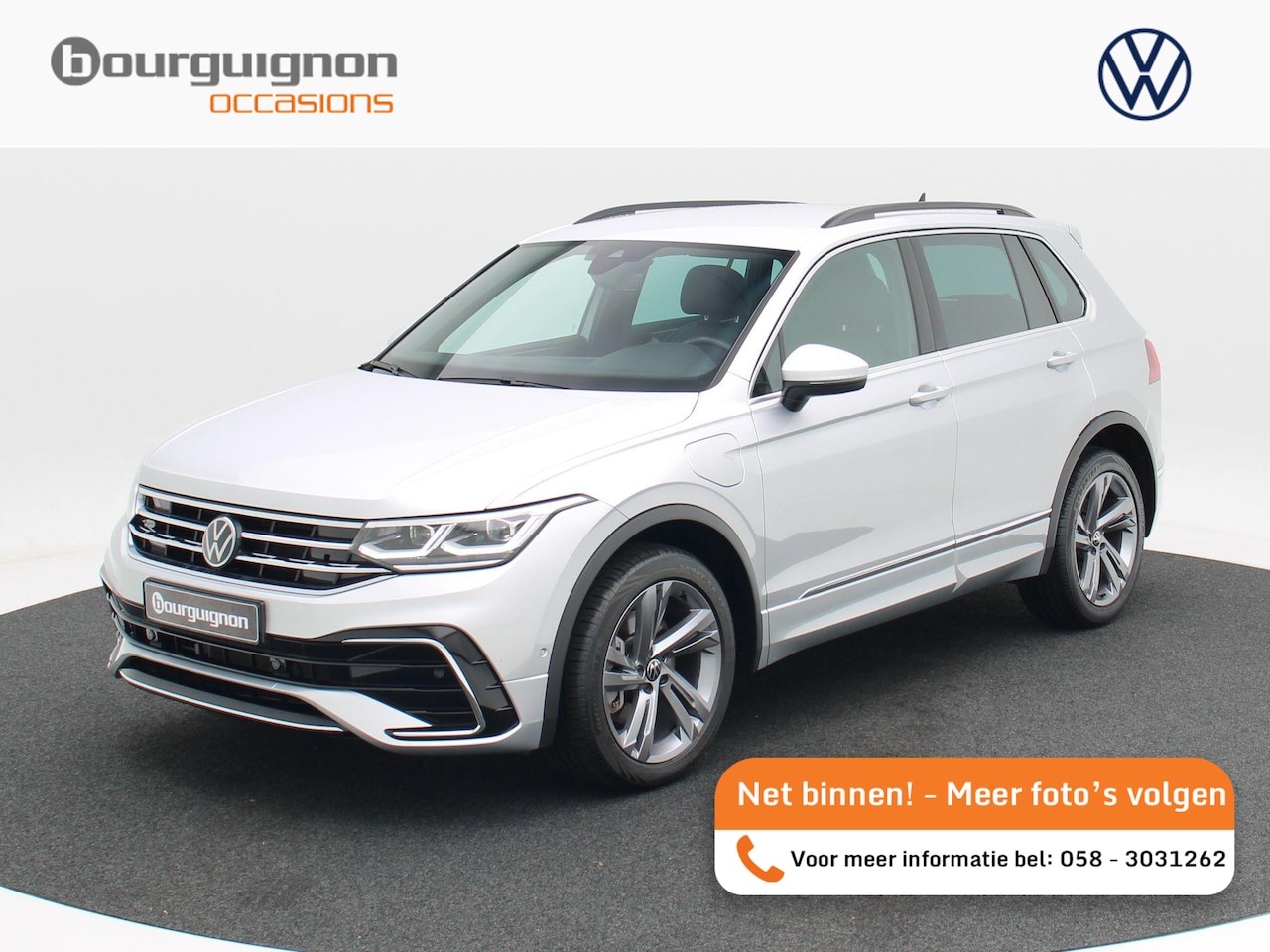 Volkswagen Tiguan - 1.4 TSi 245 Pk eHybrid Automaat R-Line Business+ | Full LED | Adaptive Cruise | Keyless | - AutoWereld.nl