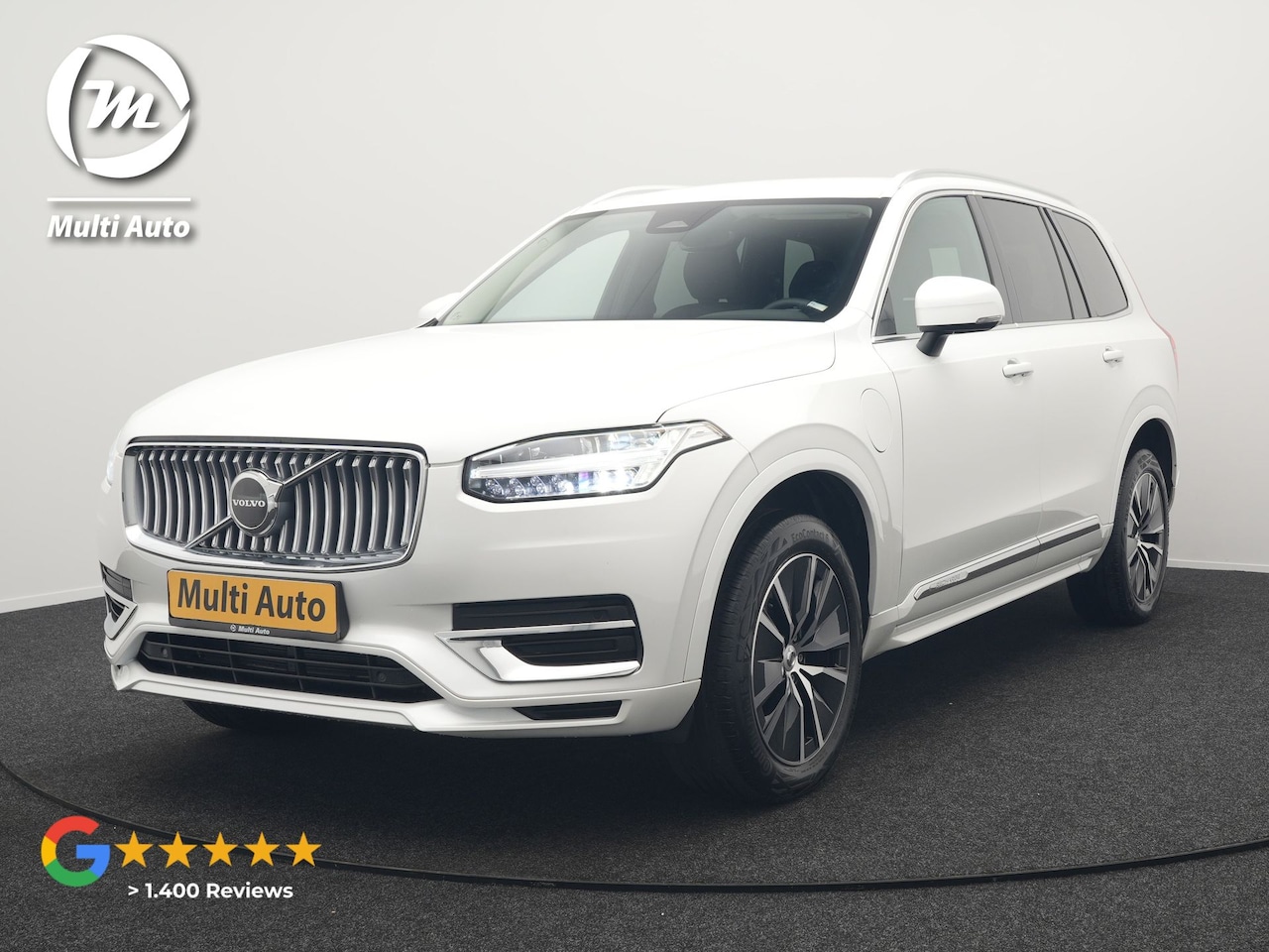 Volvo XC90 - T8 Recharge AWD Core Bright LONG RANGE Plug In Hybrid 456pk 7-Persoons Dealer O.H PHEV | T - AutoWereld.nl