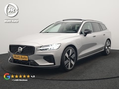 Volvo V60 - T6 Recharge AWD LONG RANGE Plus Dark Plug In Hybrid 350pk Dealer O.H. PHEV | Panodak | Ada
