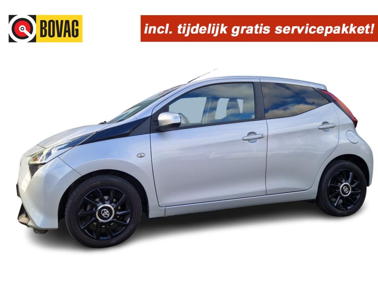 Toyota Aygo - 1.0 VVT-I X-PLAY Sport Camera Climate PDC  Cruise Ctrl. LM 16Zwart - AutoWereld.nl