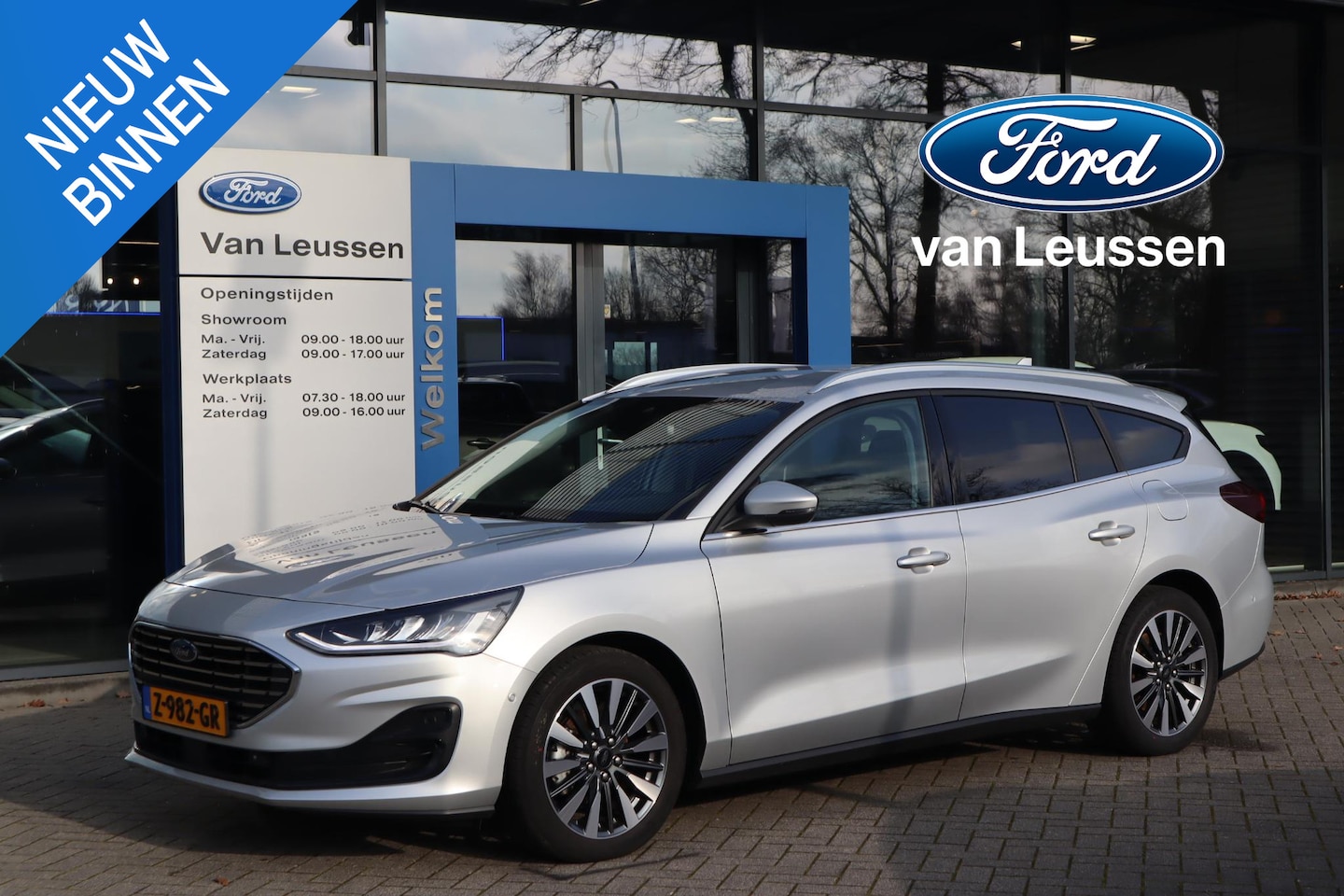 Ford Focus Wagon - 125PK HYBRID TITANIUM-X VIRTUAL-COCKPIT B&O AUDIO CLIMA P-SENSOREN 17"LMV LED CAMERA WINTE - AutoWereld.nl