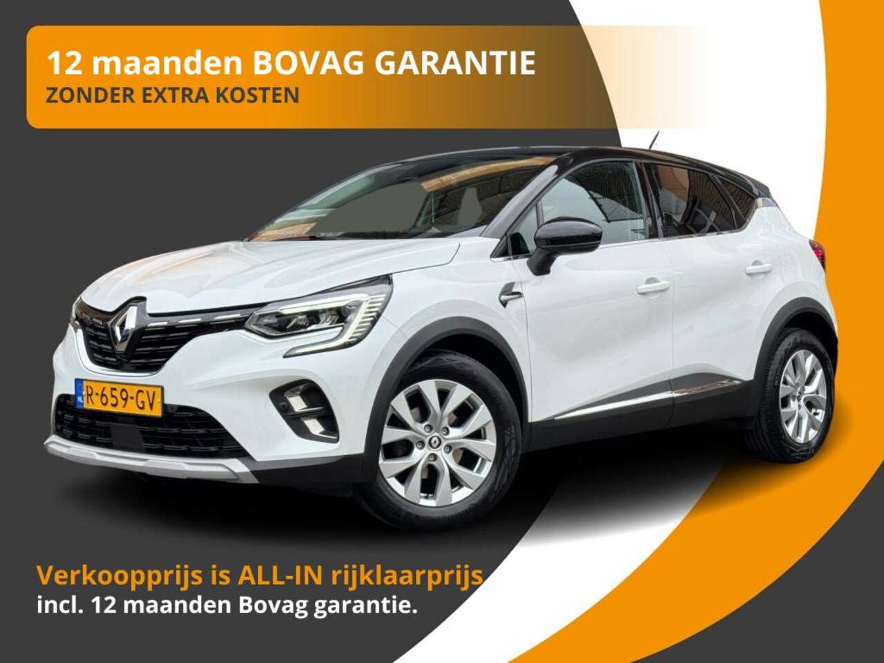 Renault Captur - 1.0 TCe INTENS LED/2-TONE/CAMERA/CARPLAY/NL-AUTO/43.000 KM! - AutoWereld.nl