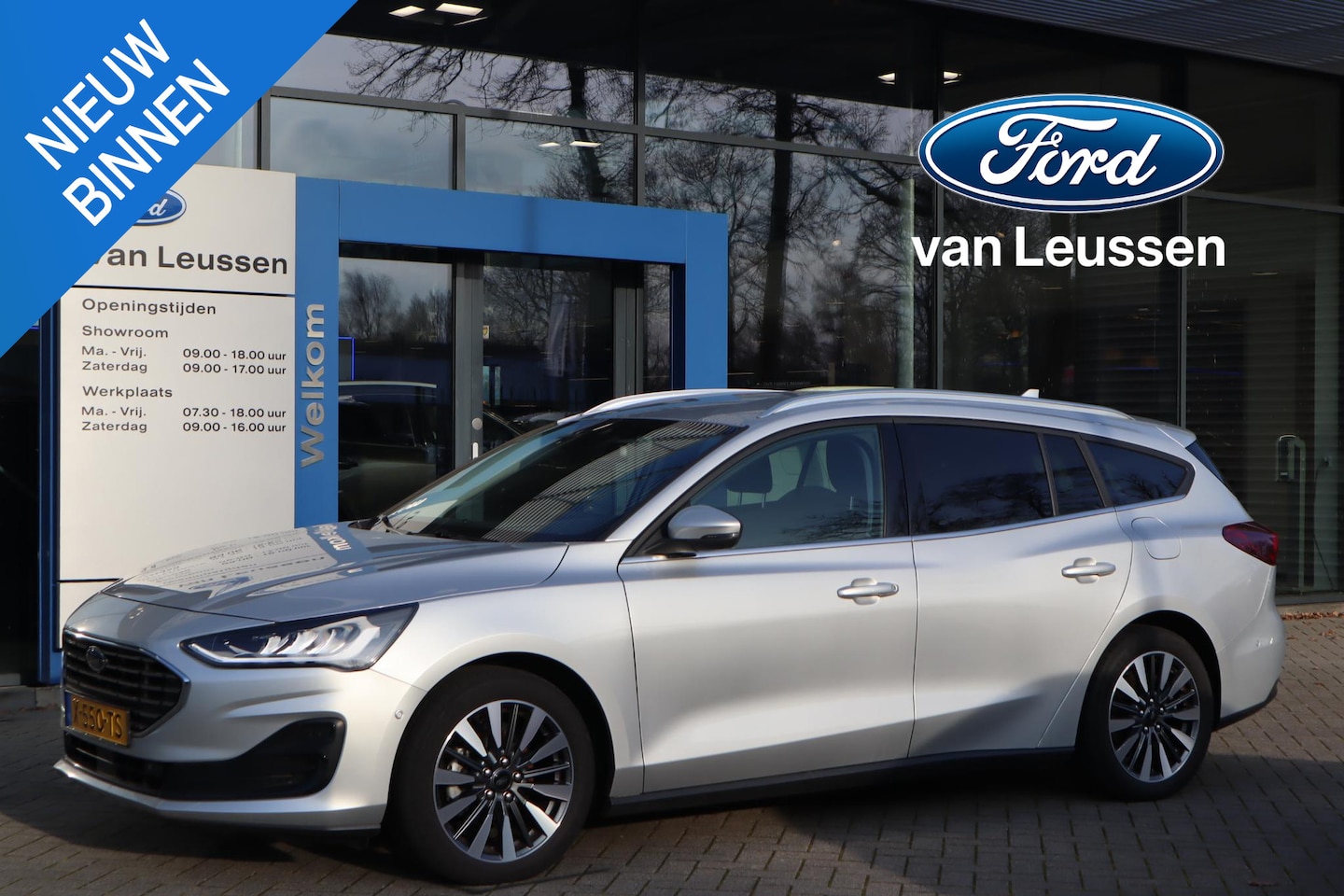 Ford Focus Wagon - 125PK HYBRID TITANIUM-X TREKHAAK VIRTUAL-COCKPIT B&O AUDIO CLIMA P-SENSOREN 17"LMV LED CAM - AutoWereld.nl