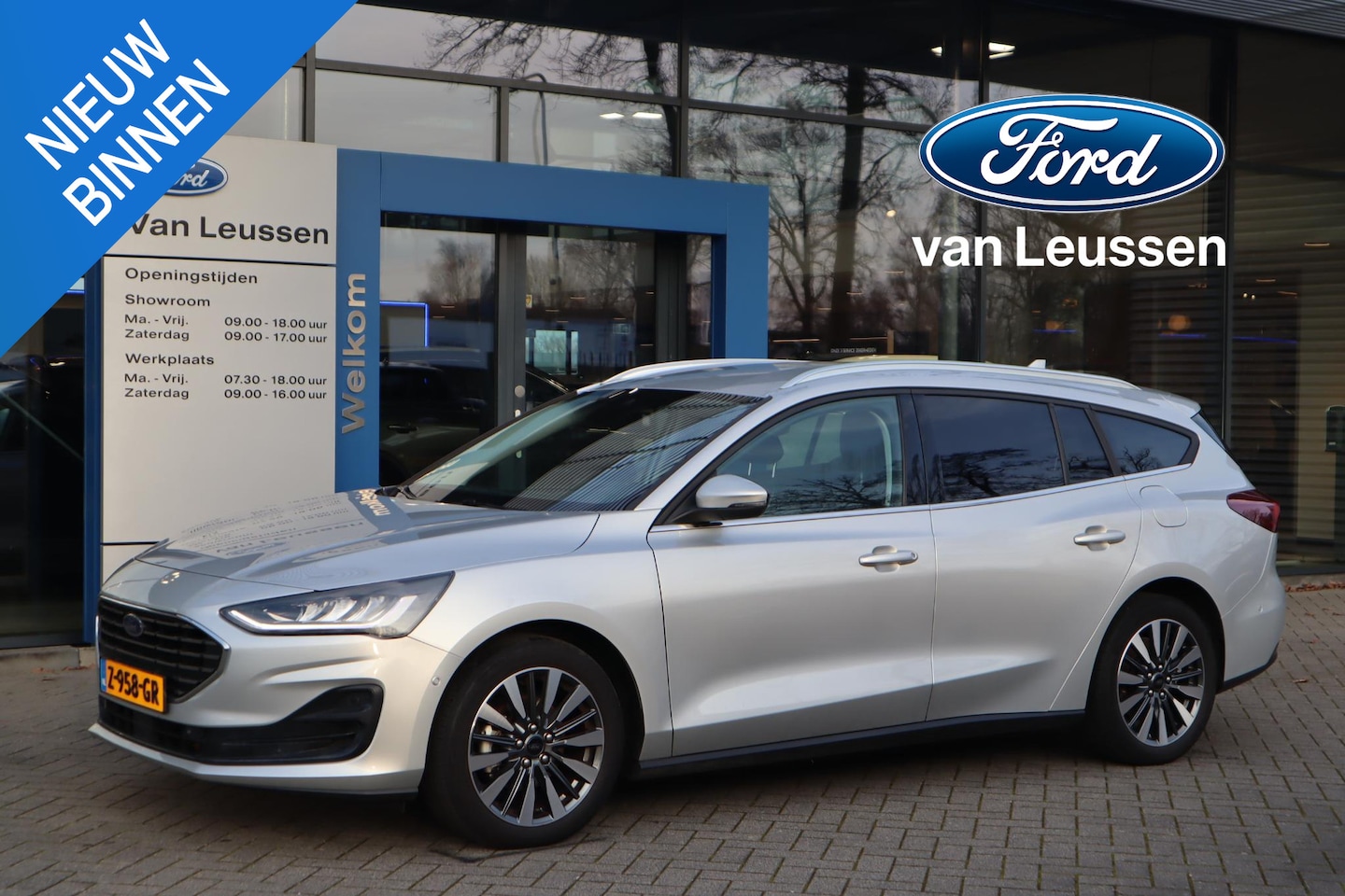 Ford Focus Wagon - 125PK HYBRID TITANIUM-X VIRTUAL-COCKPIT B&O AUDIO CLIMA P-SENSOREN 17"LMV LED CAMERA WINTE - AutoWereld.nl