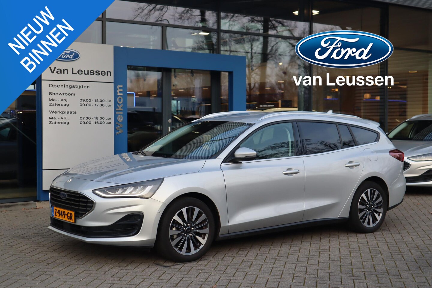 Ford Focus Wagon - 125PK HYBRID TITANIUM-X VIRTUAL-COCKPIT B&O AUDIO CLIMA P-SENSOREN 17"LMV LED CAMERA WINTE - AutoWereld.nl