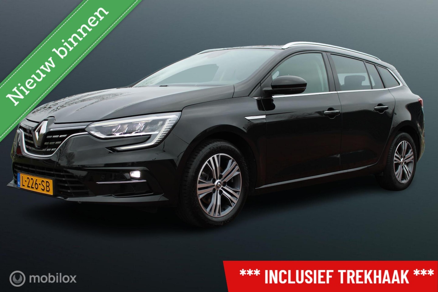 Renault Mégane Estate - 1.0 TCe Intens 1.0 TCe 115 PK Intens, Trekhaak, Full Ledverlichting, Pdc voor + achter, Donker glas, Navi - AutoWereld.nl