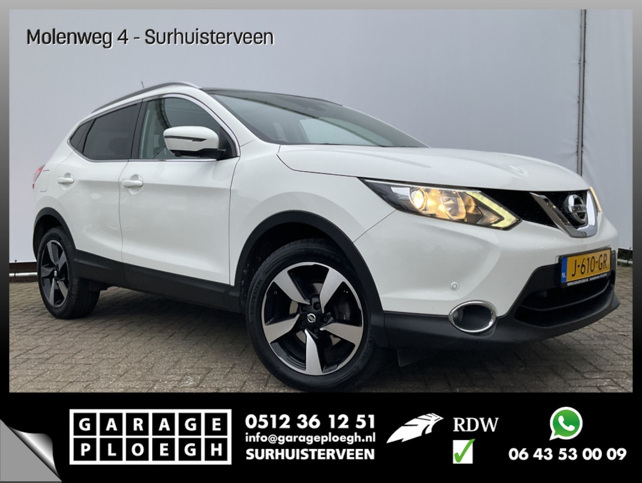 Nissan Qashqai - 1.2 N-Connecta Pano.dak Nav 360° Stoelverw. Trekhaak - AutoWereld.nl