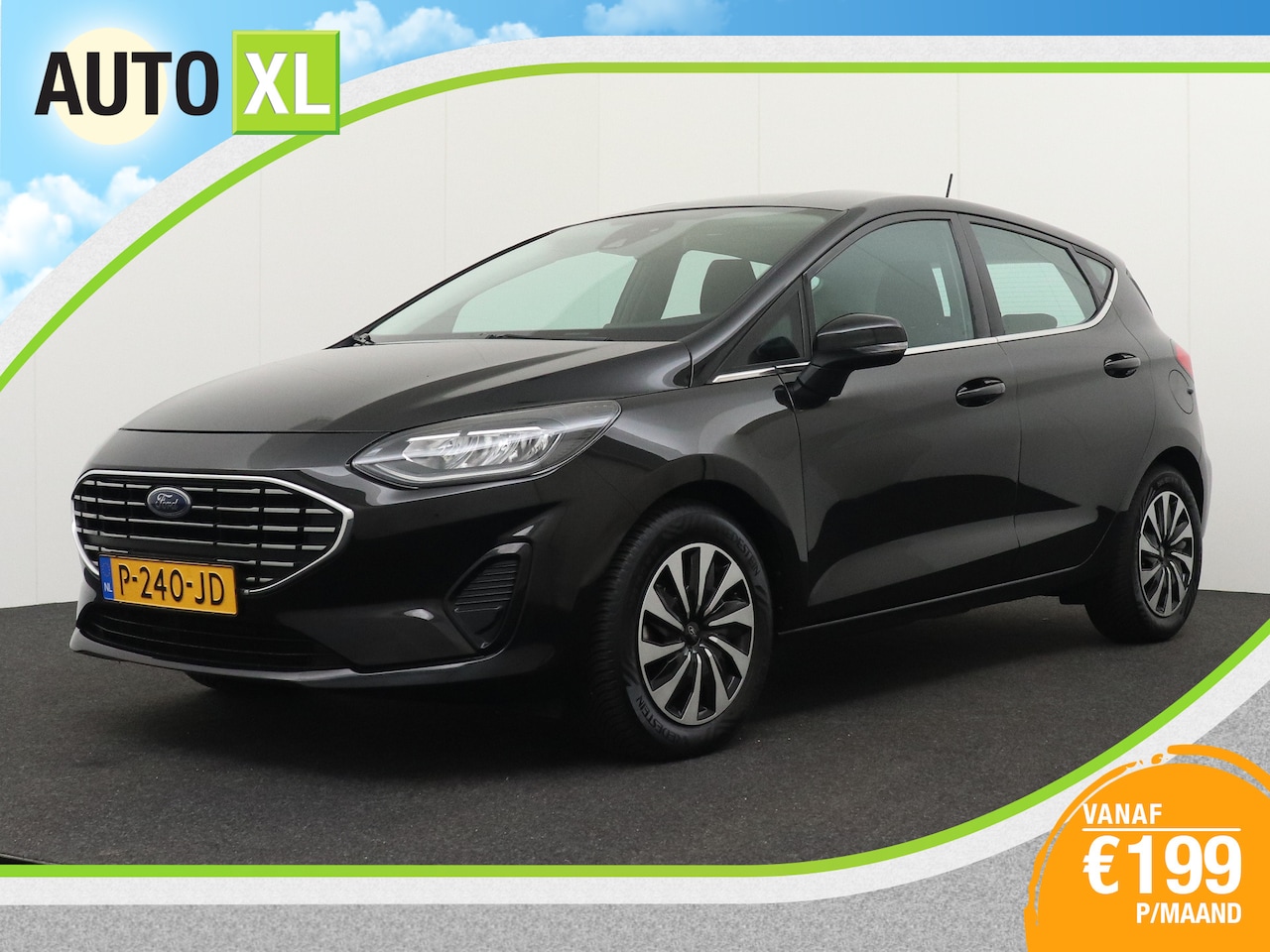 Ford Fiesta - 1.0 EcoBoost Hybrid Titanium Carplay Cruise LED - AutoWereld.nl