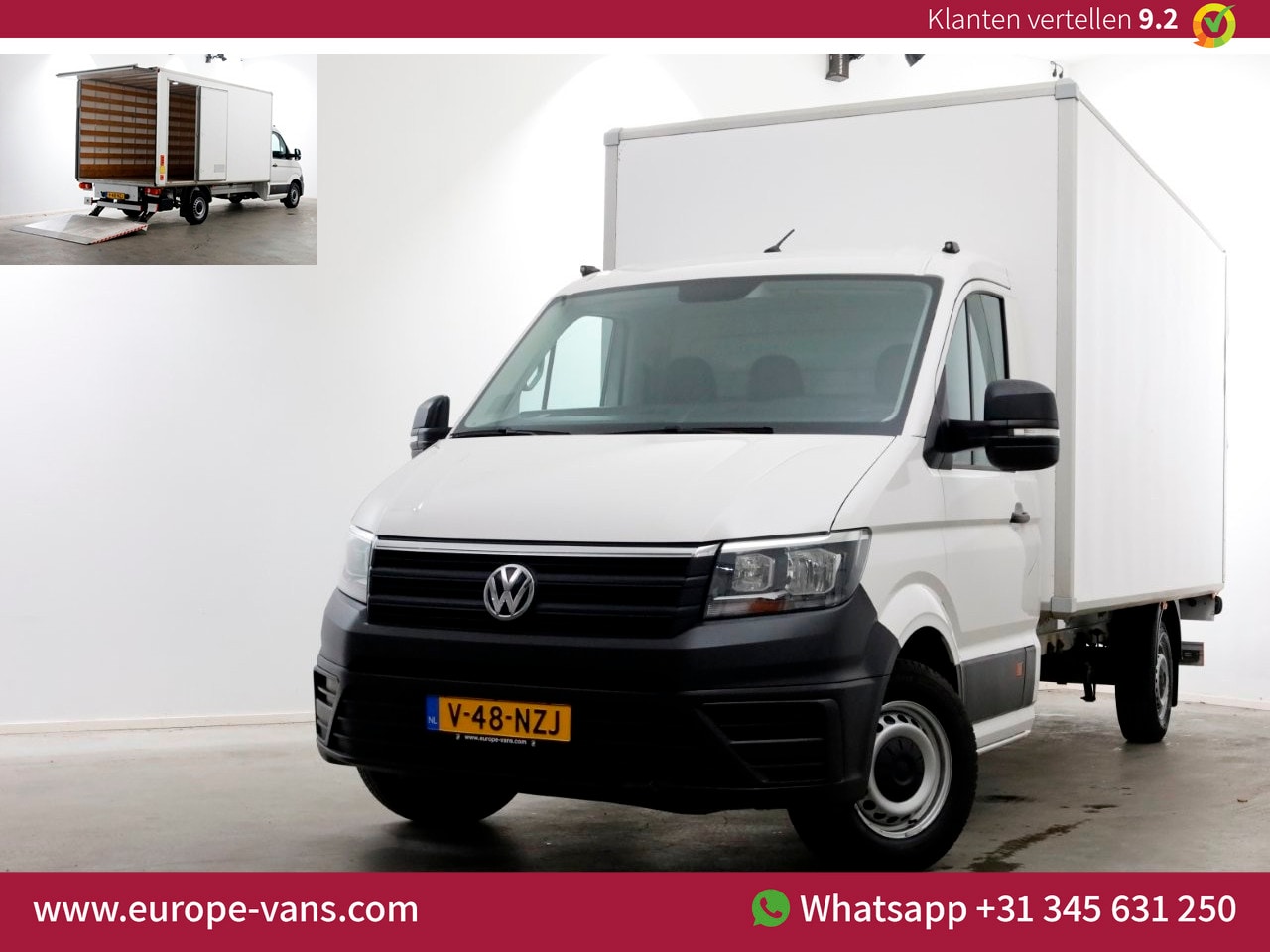 Volkswagen Crafter - 35 2.0 TDI 140pk Bakwagen met laadklep en zijdeur 11-2021 - AutoWereld.nl