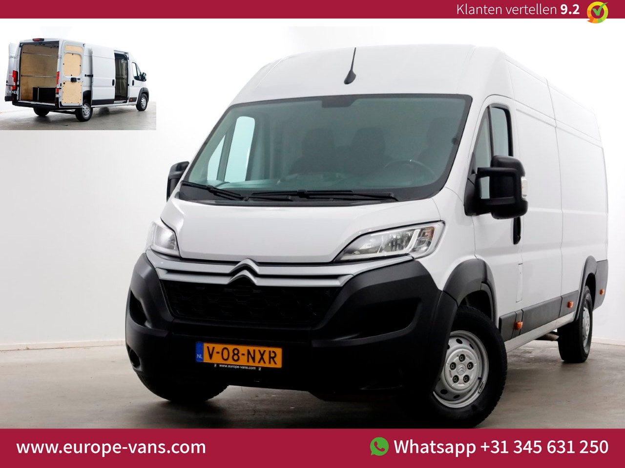 Citroën Jumper - 2.2 BlueHDi 165pk L4H2 Airco/Navi/Camera 06-2024 - AutoWereld.nl