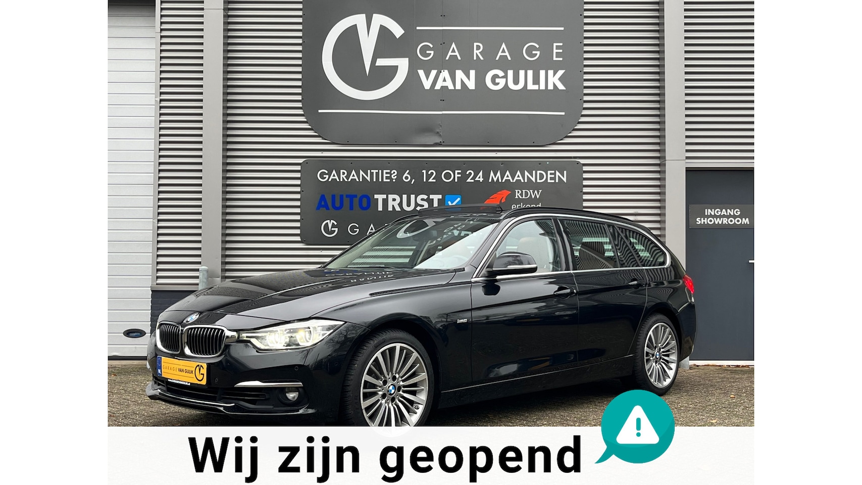 BMW 3-serie Touring - 320i Luxury-Line 184PK Automaat,Panodak,Trekhaak,Navi,Clima,Cruise,Isofix,KeylessEntry+Sta - AutoWereld.nl