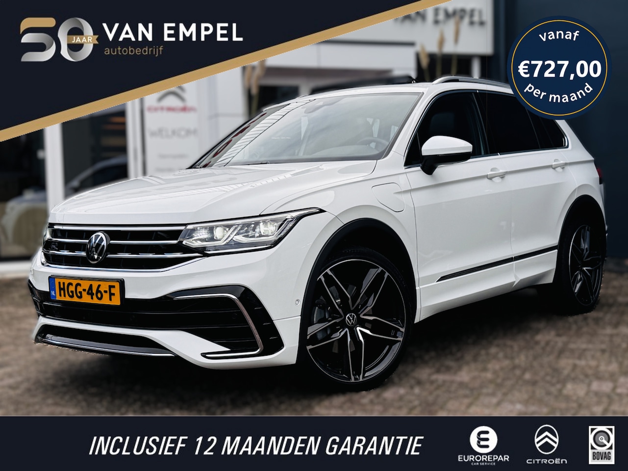 Volkswagen Tiguan - 1.4 TSI eHybrid R-Line Business+ | Pano | Trekhaak | Adaptive Cruise | Virtual Cockpit | C - AutoWereld.nl
